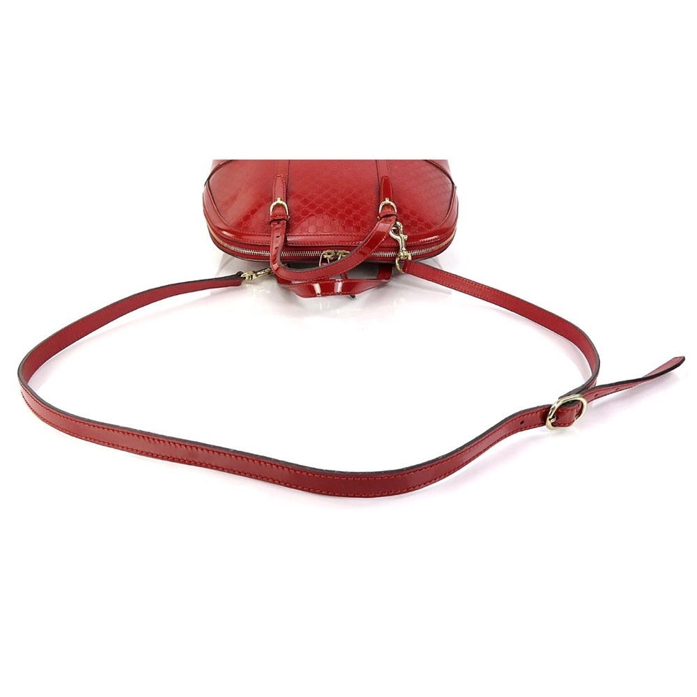 Gucci Glossy Red Satchel Bag - Picture 8 of 16